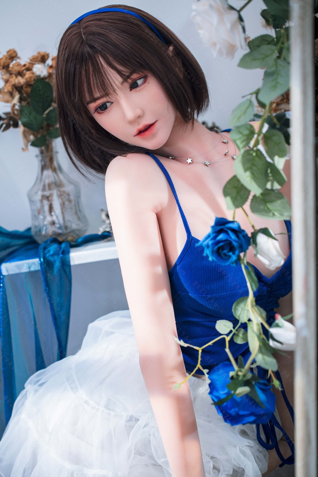 Lagenaria seksnukk (Bezlya Doll 155 cm B tass 2,0 TPE + silikoon)