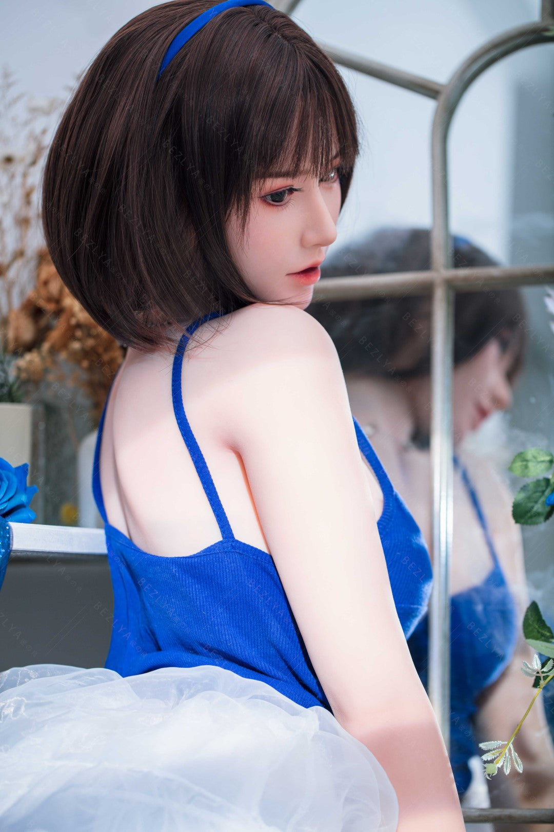 Lagenaria seksnukk (Bezlya Doll 155 cm B tass 2,0 TPE + silikoon)