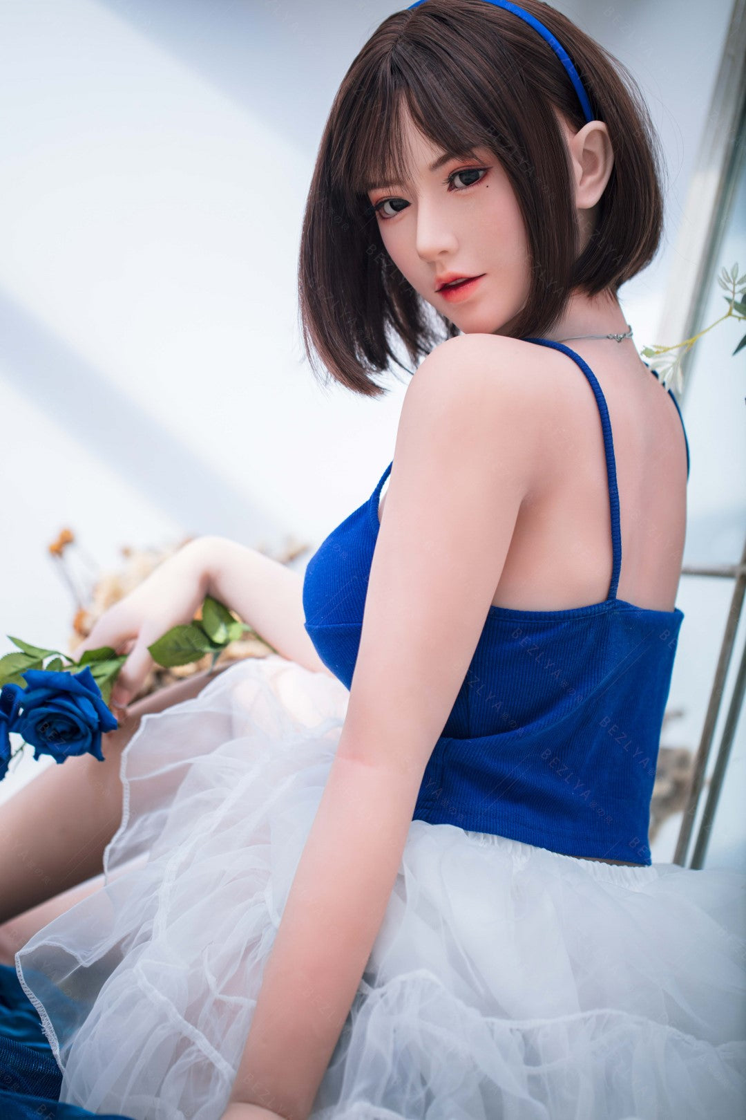 Lagenaria seksnukk (Bezlya Doll 155 cm B tass 2,0 TPE + silikoon)