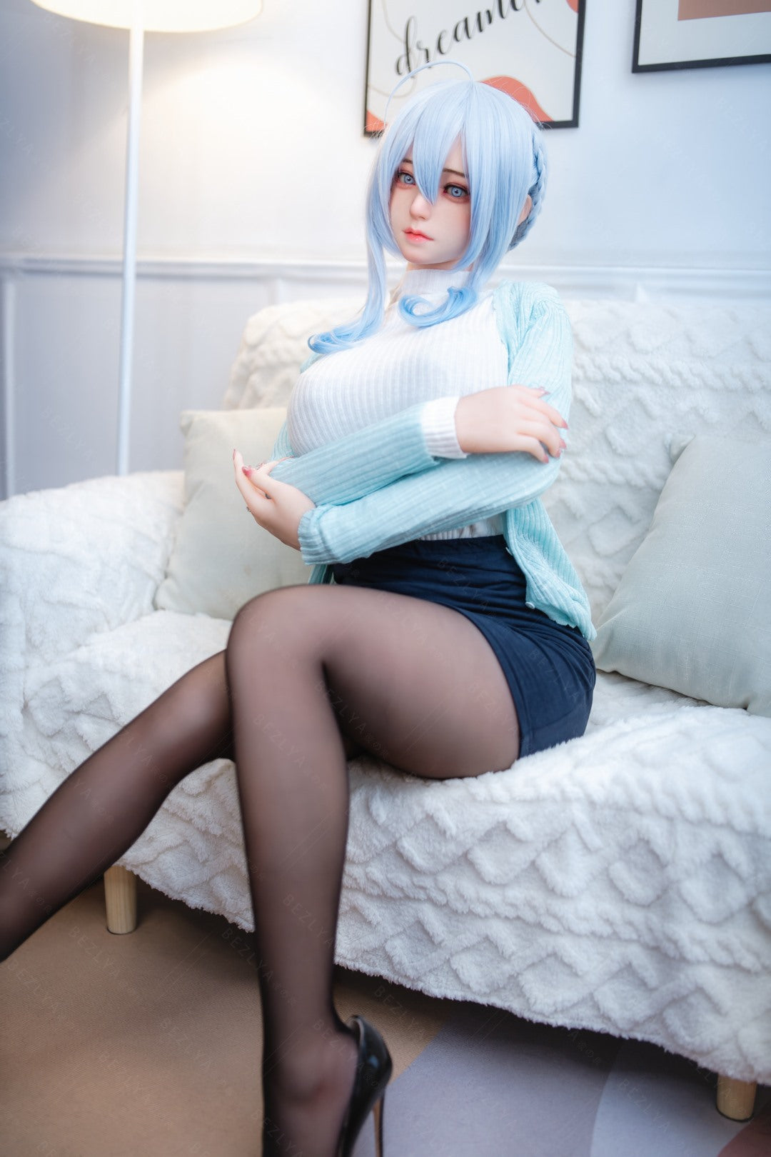 Campanula seksnukk (Bezlya Doll 155 cm F tass 2,0 TPE + silikoon)