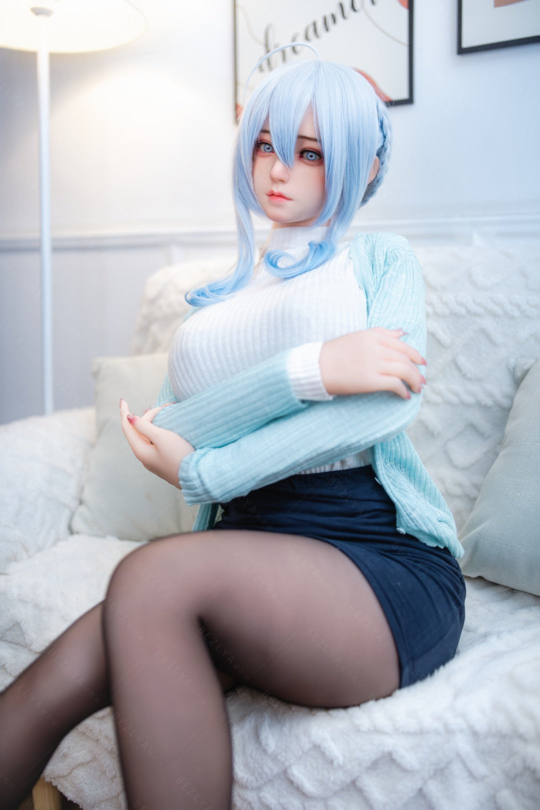 Campanula seksnukk (Bezlya Doll 155 cm F tass 2,0 TPE + silikoon)