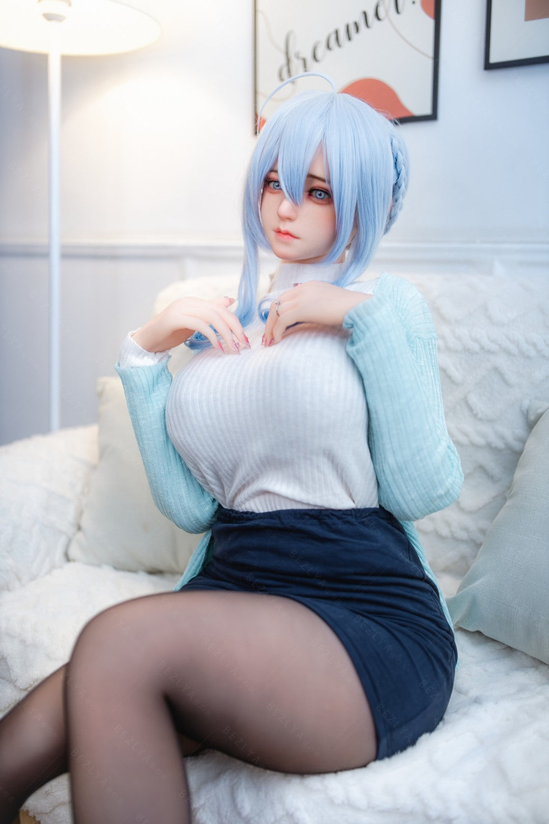 Campanula seksnukk (Bezlya Doll 155 cm F tass 2,0 TPE + silikoon)