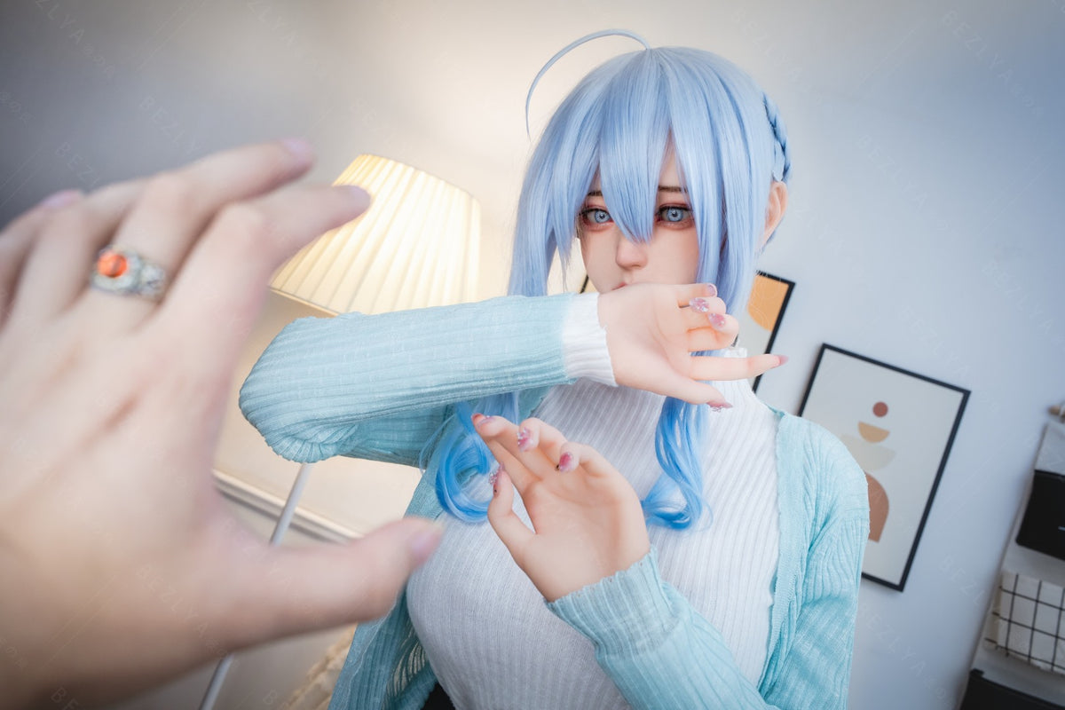 Campanula seksnukk (Bezlya Doll 155 cm F tass 2,0 TPE + silikoon)