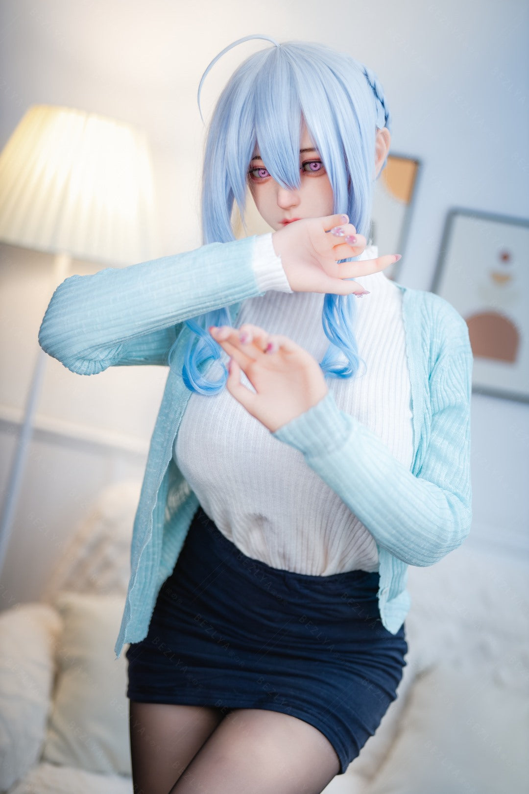Campanula seksnukk (Bezlya Doll 155 cm F tass 2,0 TPE + silikoon)