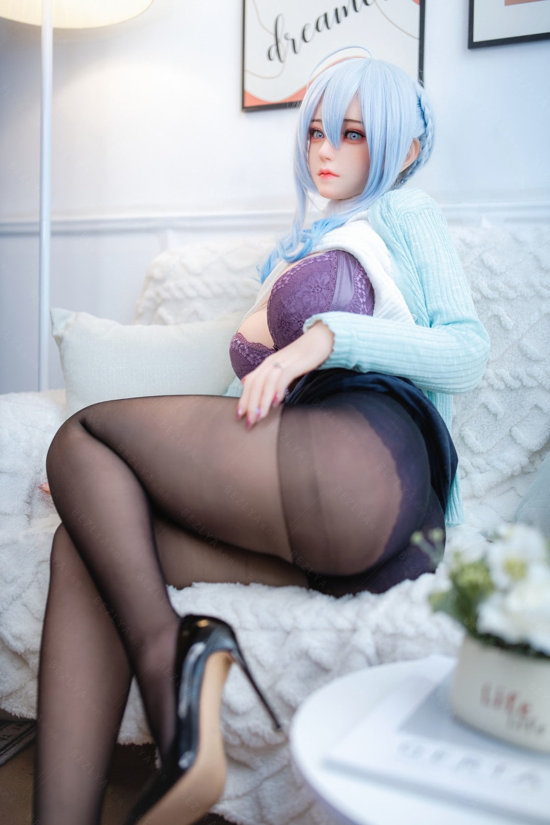 Campanula seksnukk (Bezlya Doll 155 cm F tass 2,0 TPE + silikoon)