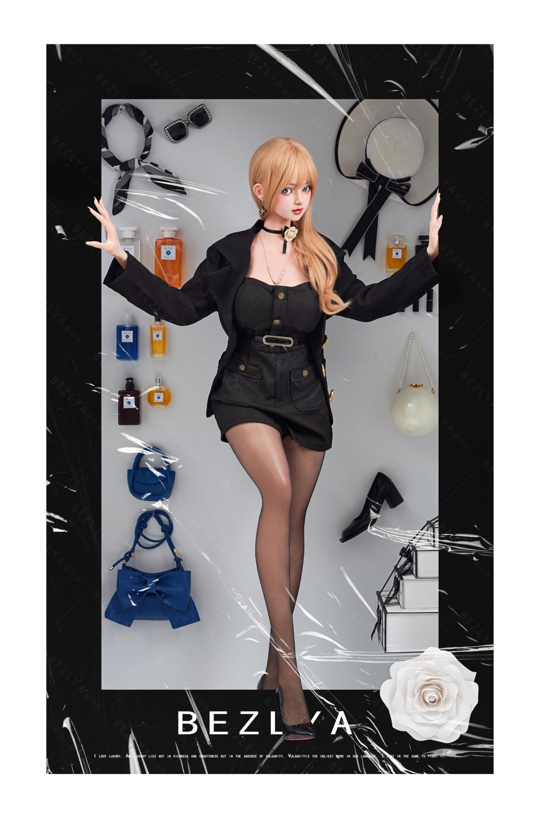 Convallaria seksnukk (Bezlya Doll 158cm E-tass 2.1 silikoon)