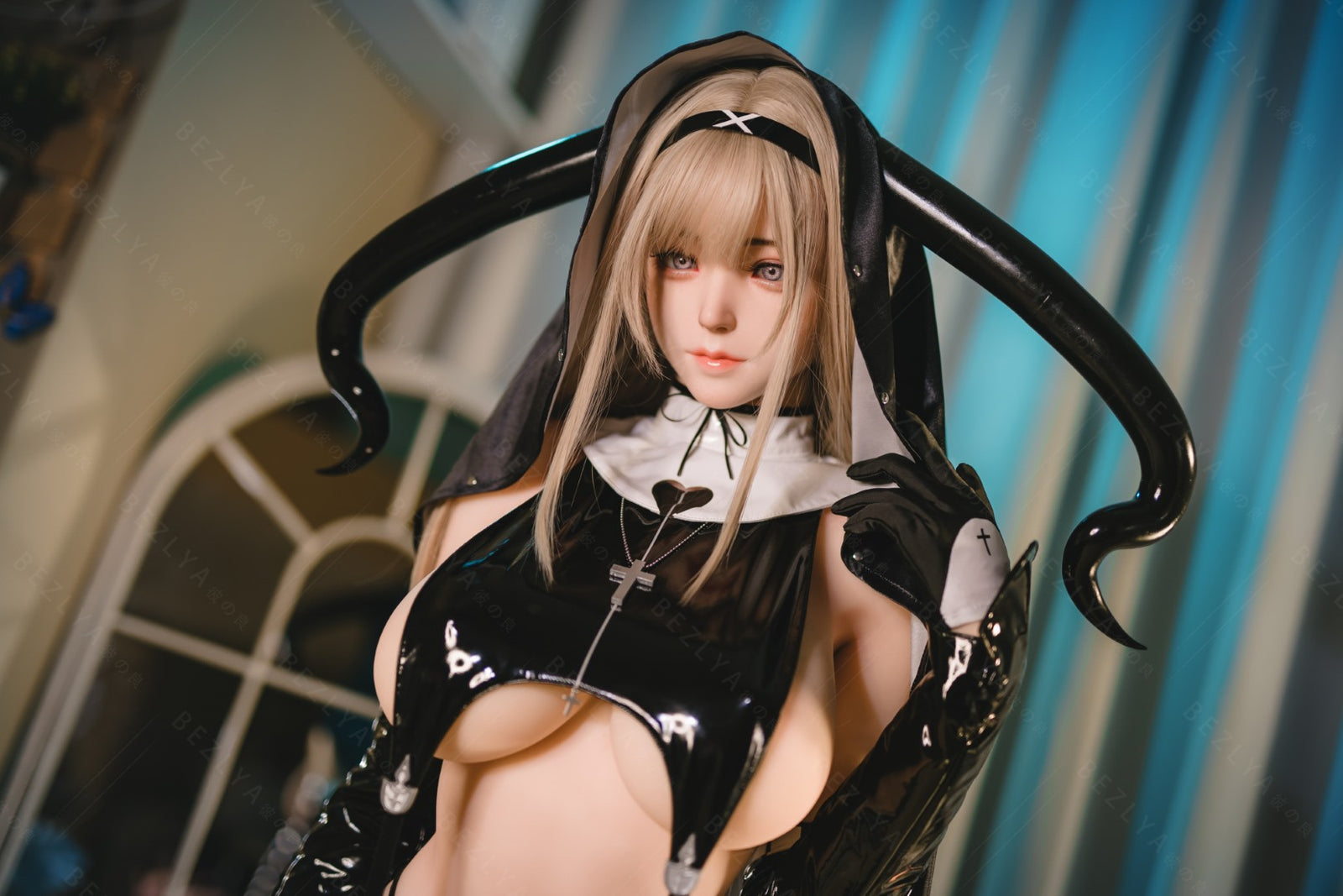 Campanula seksnukk (Bezlya Doll 155 cm F tass 2,0 TPE + silikoon)