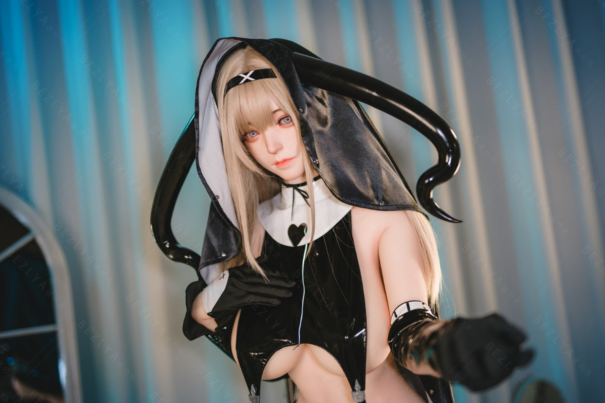 Campanula seksnukk (Bezlya Doll 155 cm F tass 2,0 TPE + silikoon)
