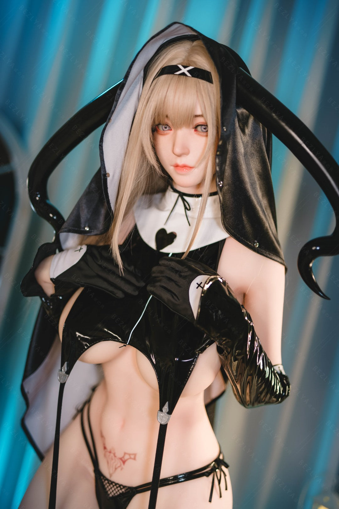 Campanula seksnukk (Bezlya Doll 155 cm F tass 2,0 TPE + silikoon)