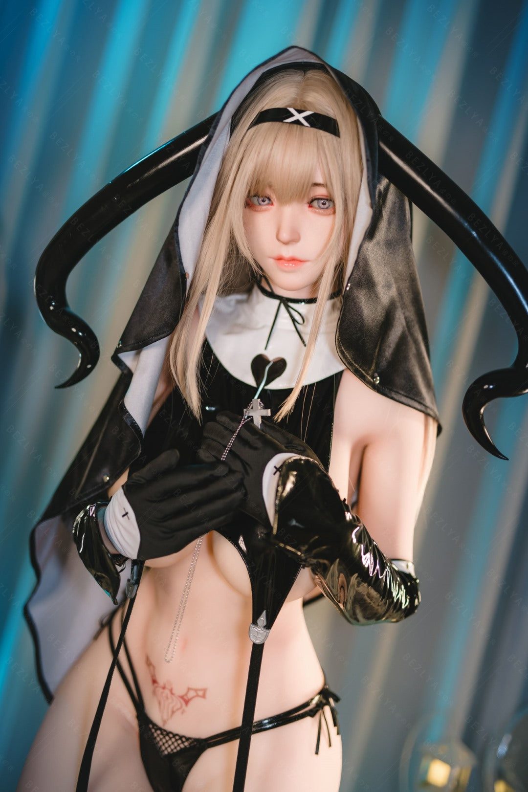 Campanula seksnukk (Bezlya Doll 155 cm F tass 2,0 TPE + silikoon)