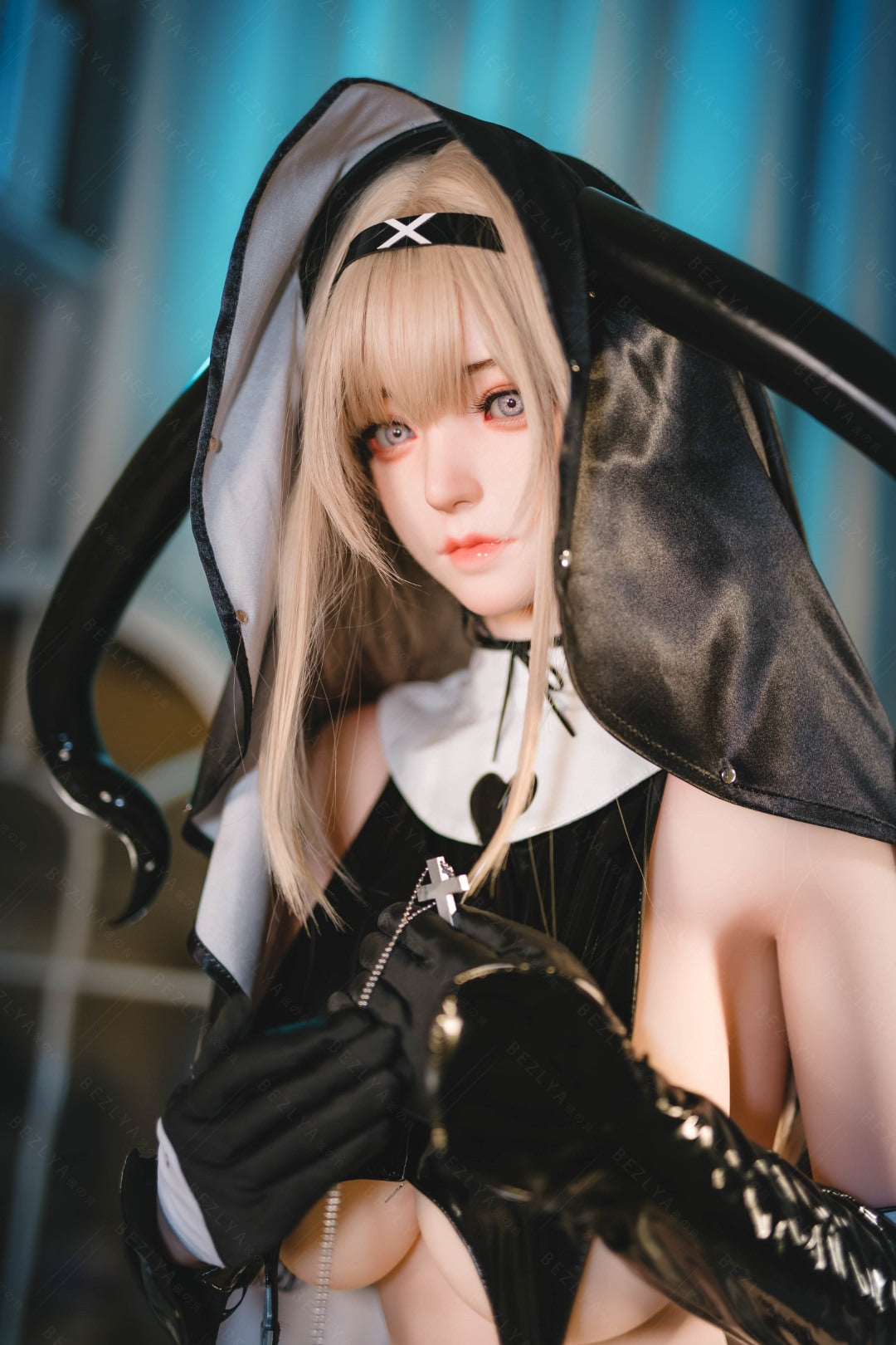 Campanula seksnukk (Bezlya Doll 155 cm F tass 2,0 TPE + silikoon)