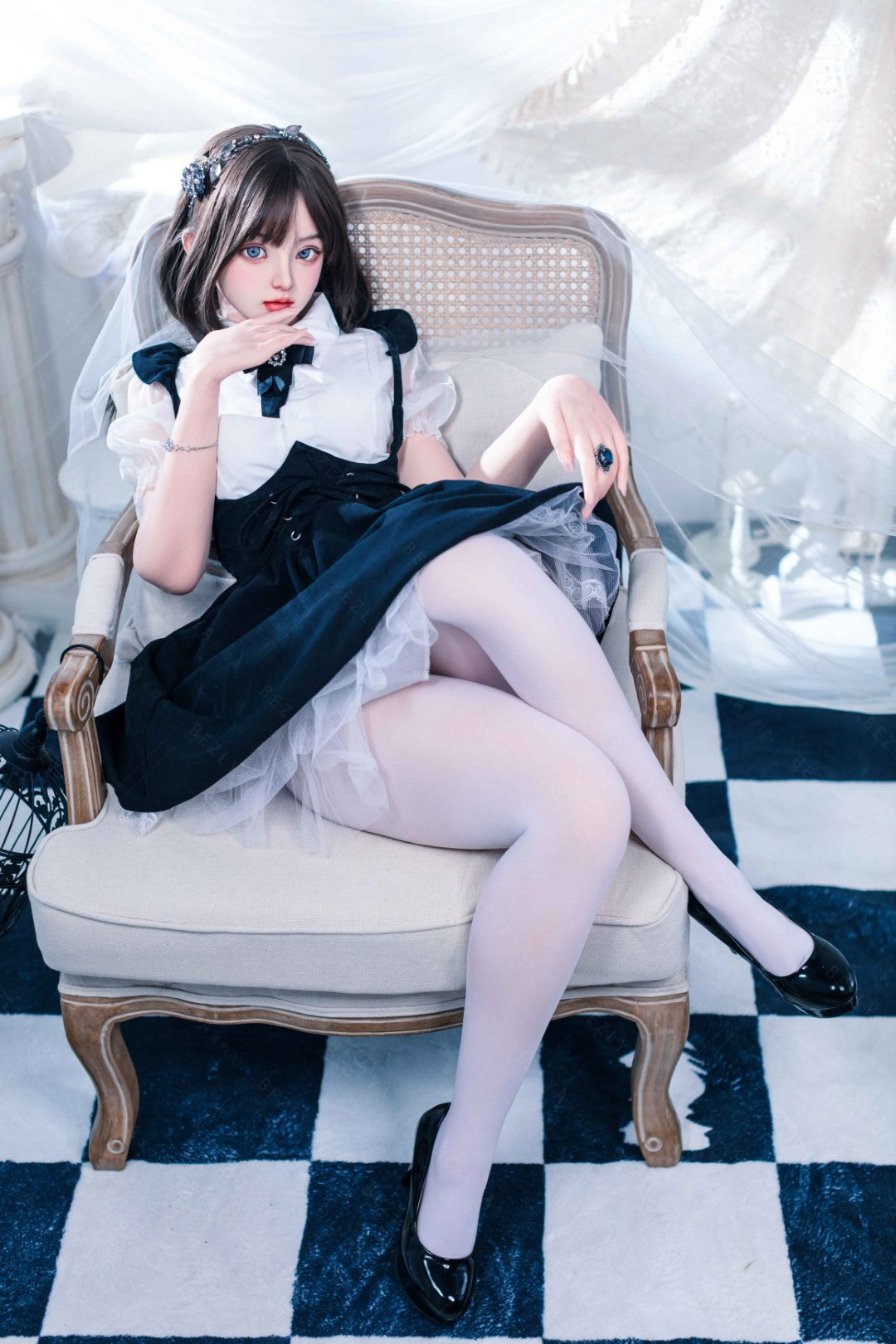 Convallaria seksnukk (Bezlya Doll 155 cm B tass 2,1 silikoon)