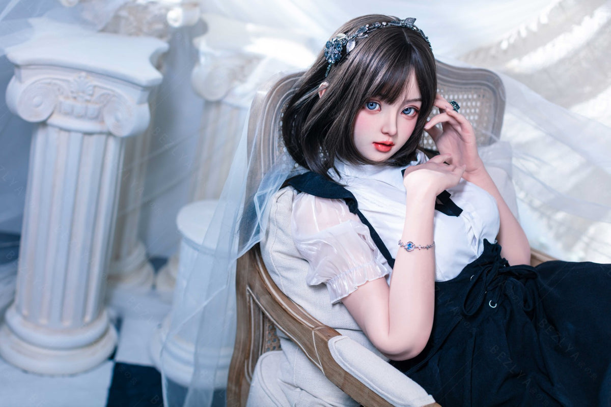 Convallaria seksnukk (Bezlya Doll 155 cm B tass 2,1 silikoon)