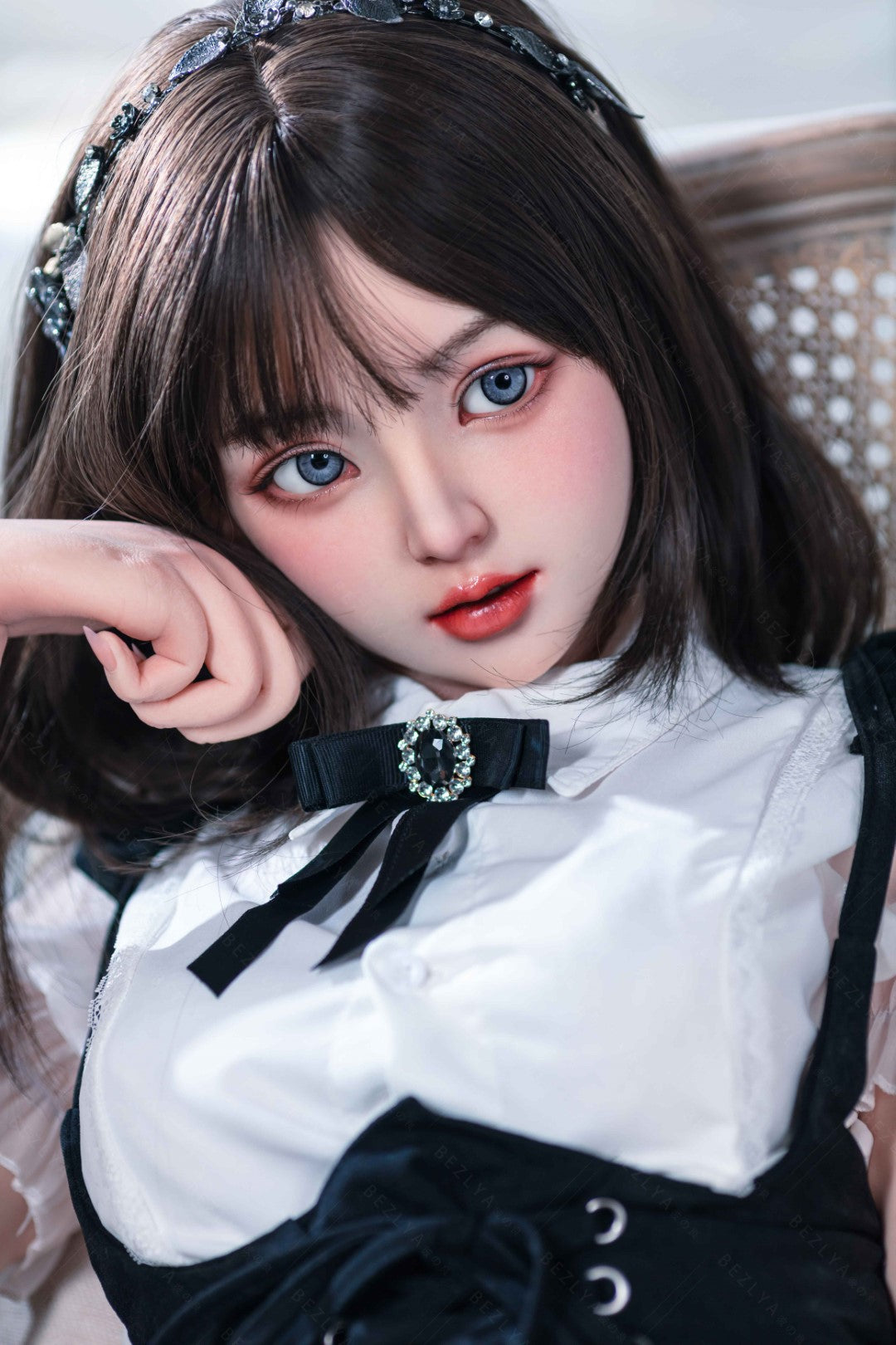 Convallaria seksnukk (Bezlya Doll 155 cm B tass 2,1 silikoon)