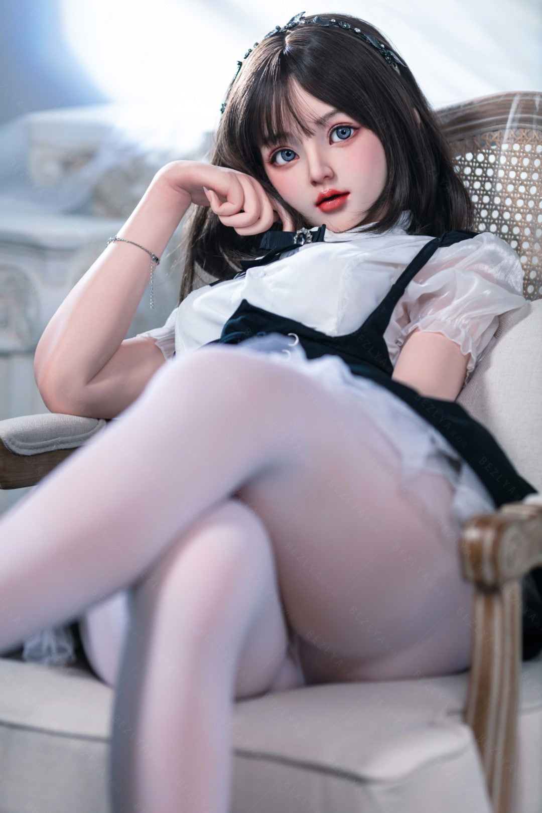 Convallaria seksnukk (Bezlya Doll 155 cm B tass 2,1 silikoon)