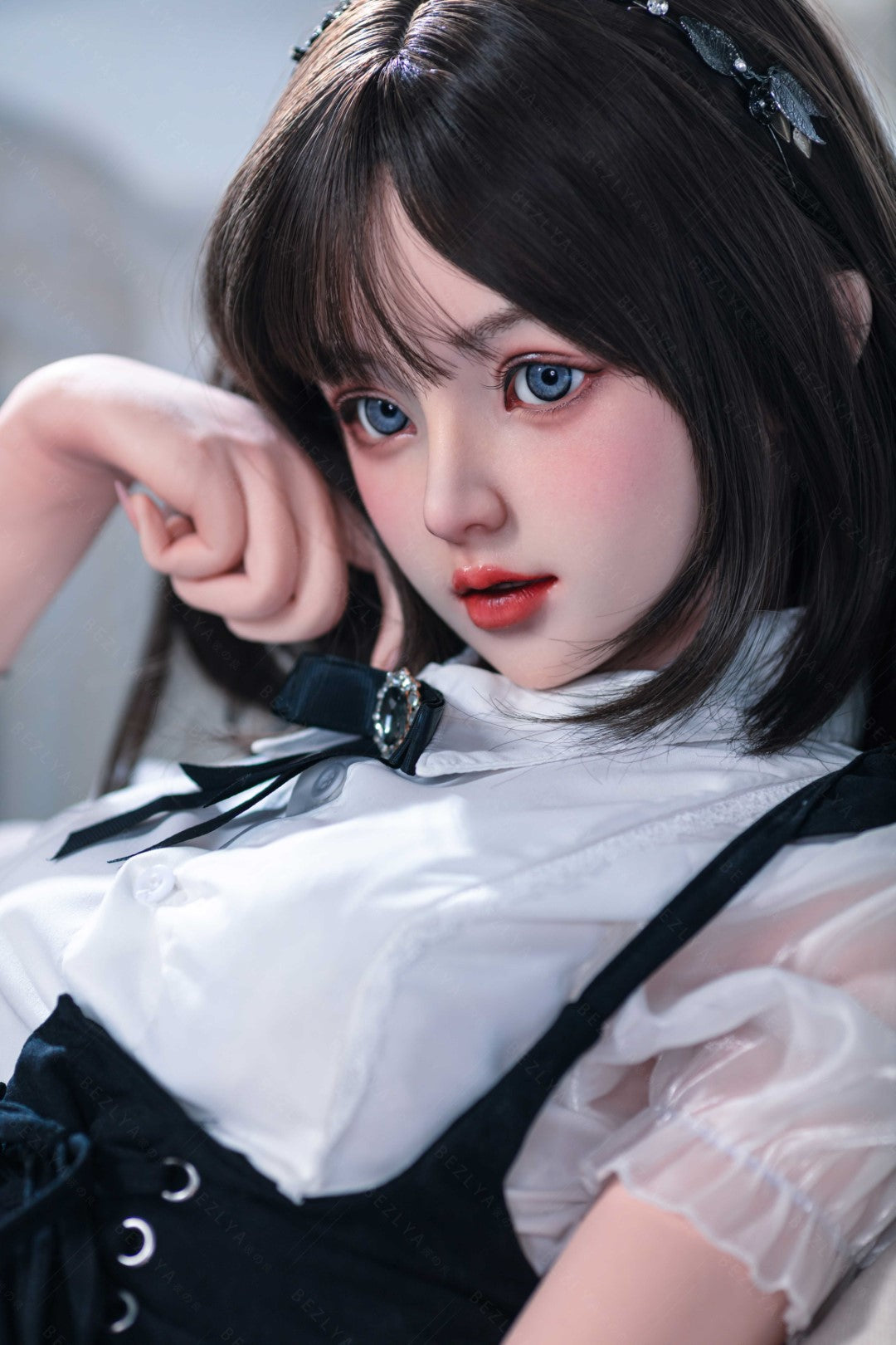 Convallaria seksnukk (Bezlya Doll 155 cm B tass 2,1 silikoon)