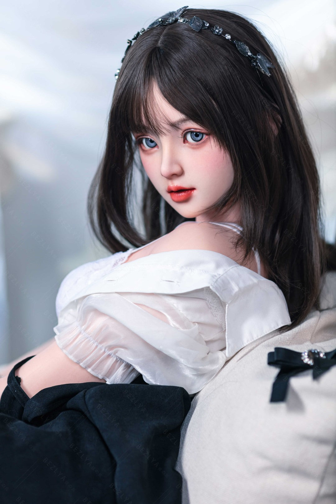 Convallaria seksnukk (Bezlya Doll 155 cm B tass 2,1 silikoon)