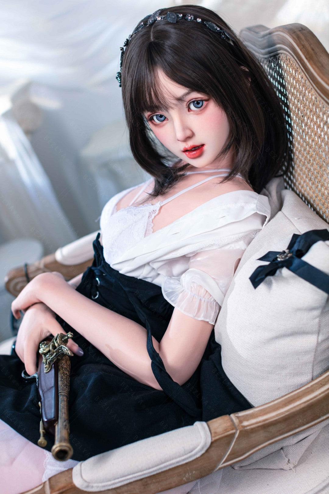 Convallaria seksnukk (Bezlya Doll 155 cm B tass 2,1 silikoon)