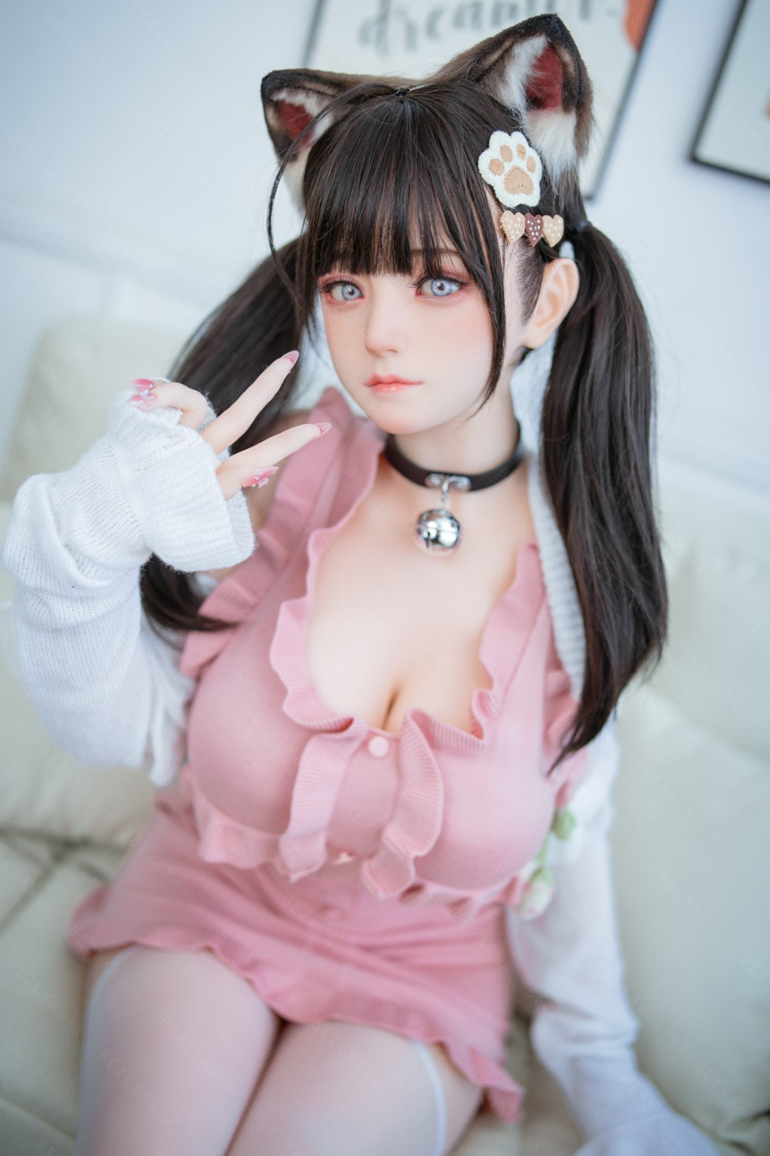 Campanula seksnukk (Bezlya Doll 155 cm F tass 2,0 TPE + silikoon)