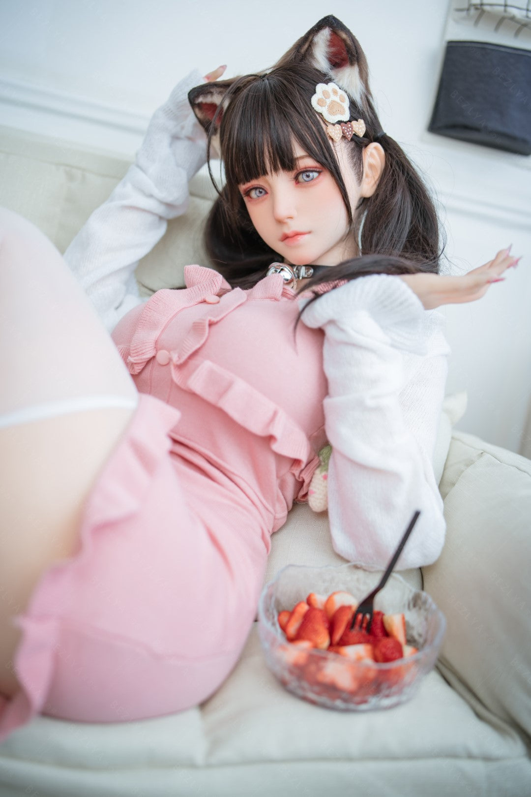 Campanula seksnukk (Bezlya Doll 155 cm F tass 2,0 TPE + silikoon)