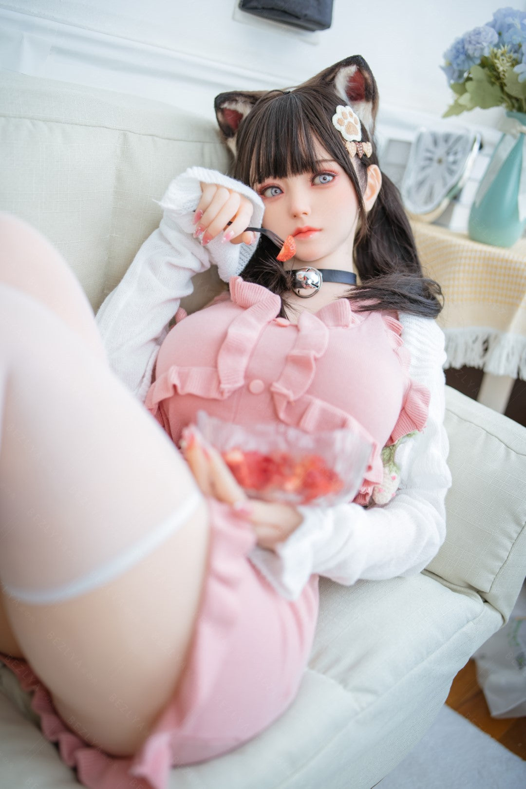 Campanula seksnukk (Bezlya Doll 155 cm F tass 2,0 TPE + silikoon)