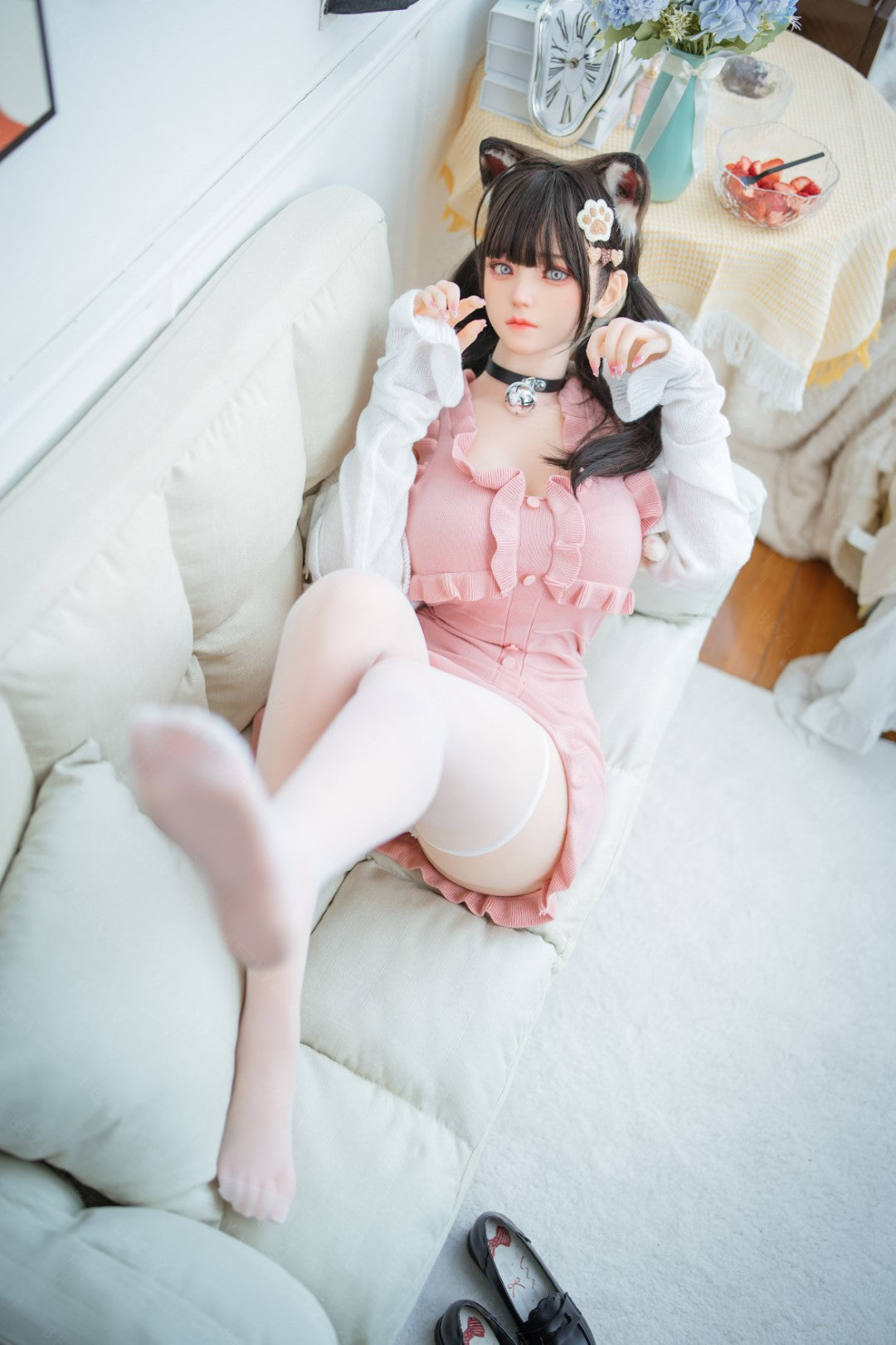 Campanula seksnukk (Bezlya Doll 155 cm F tass 2,0 TPE + silikoon)