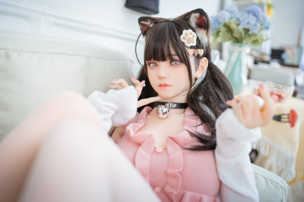 Campanula seksnukk (Bezlya Doll 155 cm F tass 2,0 TPE + silikoon)