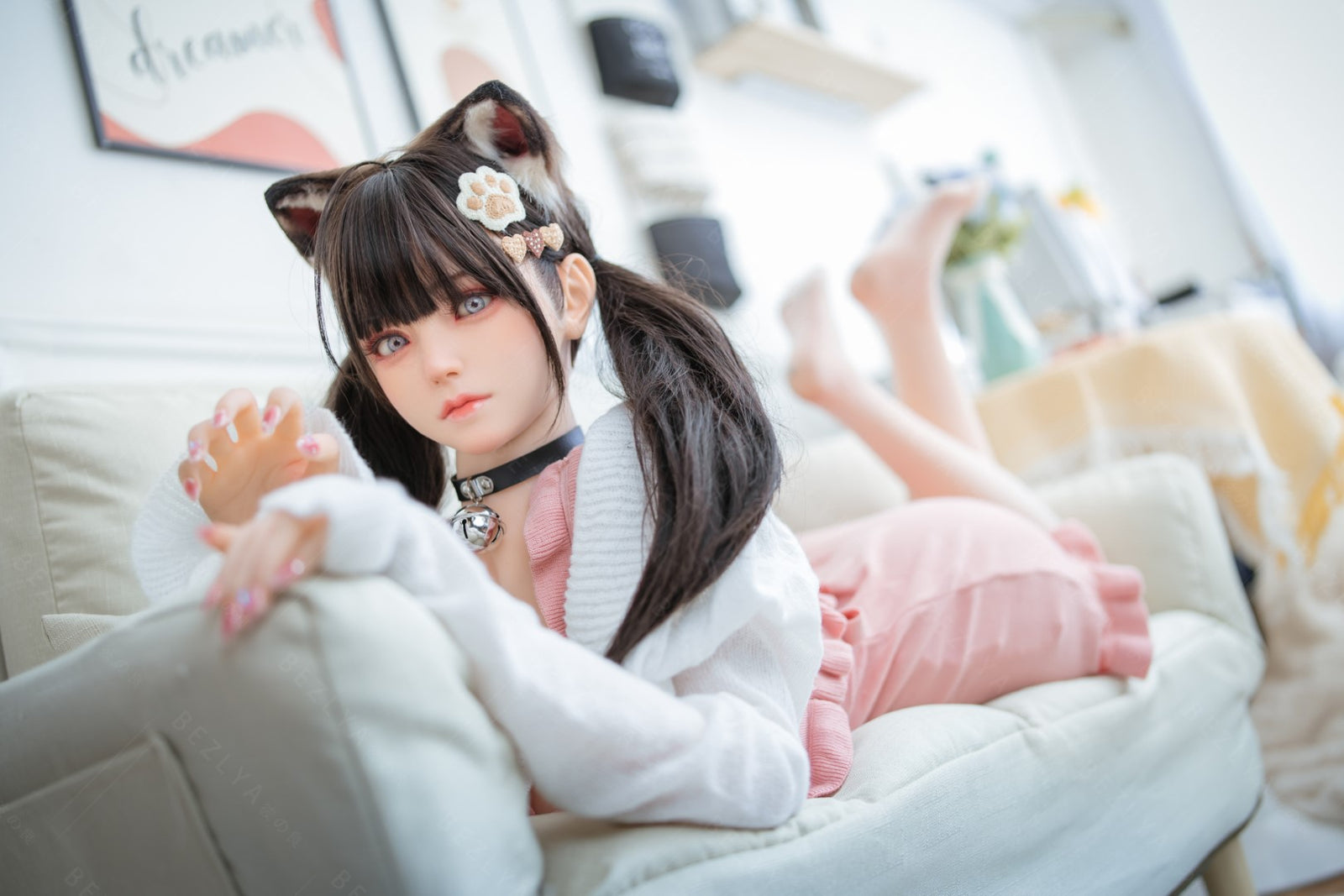 Campanula seksnukk (Bezlya Doll 155 cm F tass 2,0 TPE + silikoon)