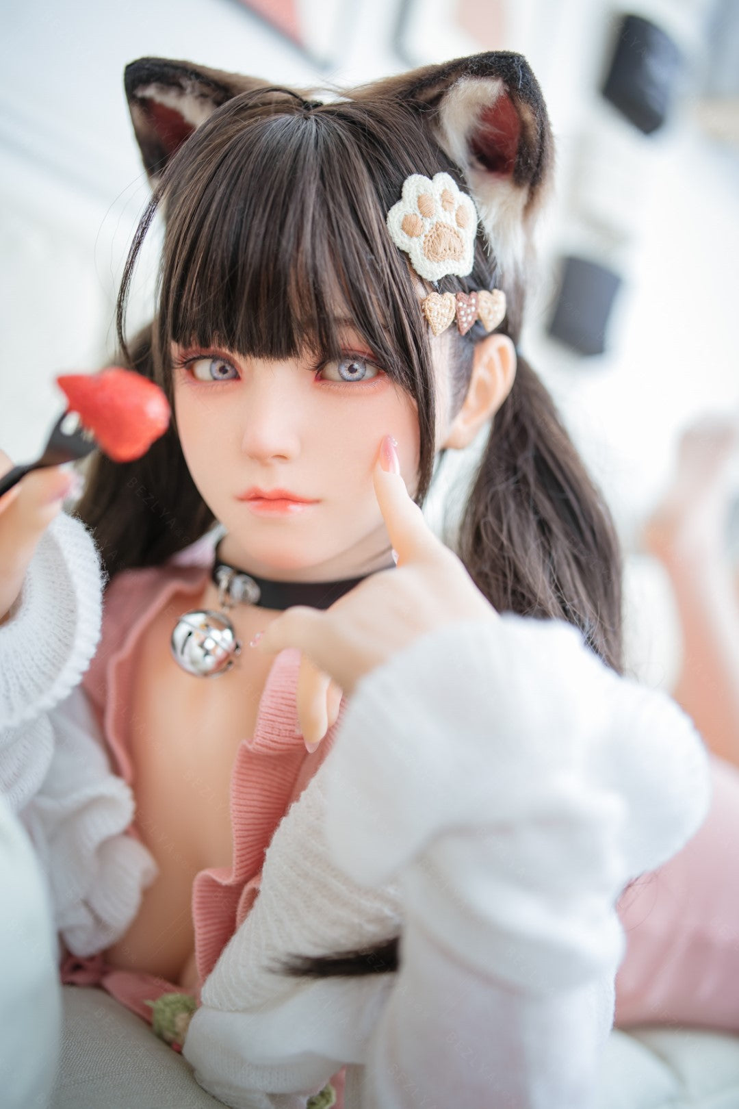 Campanula seksnukk (Bezlya Doll 155 cm F tass 2,0 TPE + silikoon)
