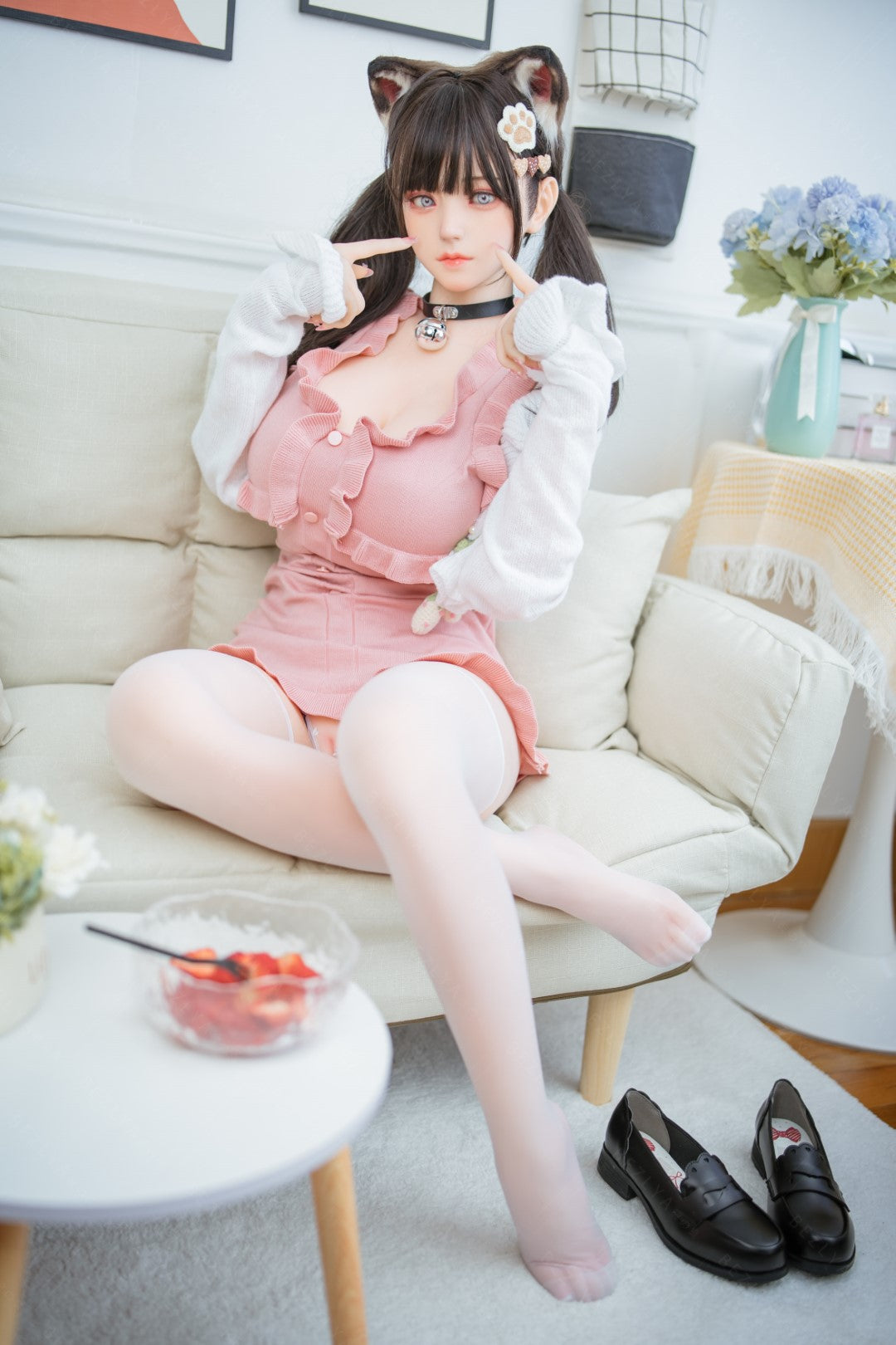 Campanula seksnukk (Bezlya Doll 155 cm F tass 2,0 TPE + silikoon)