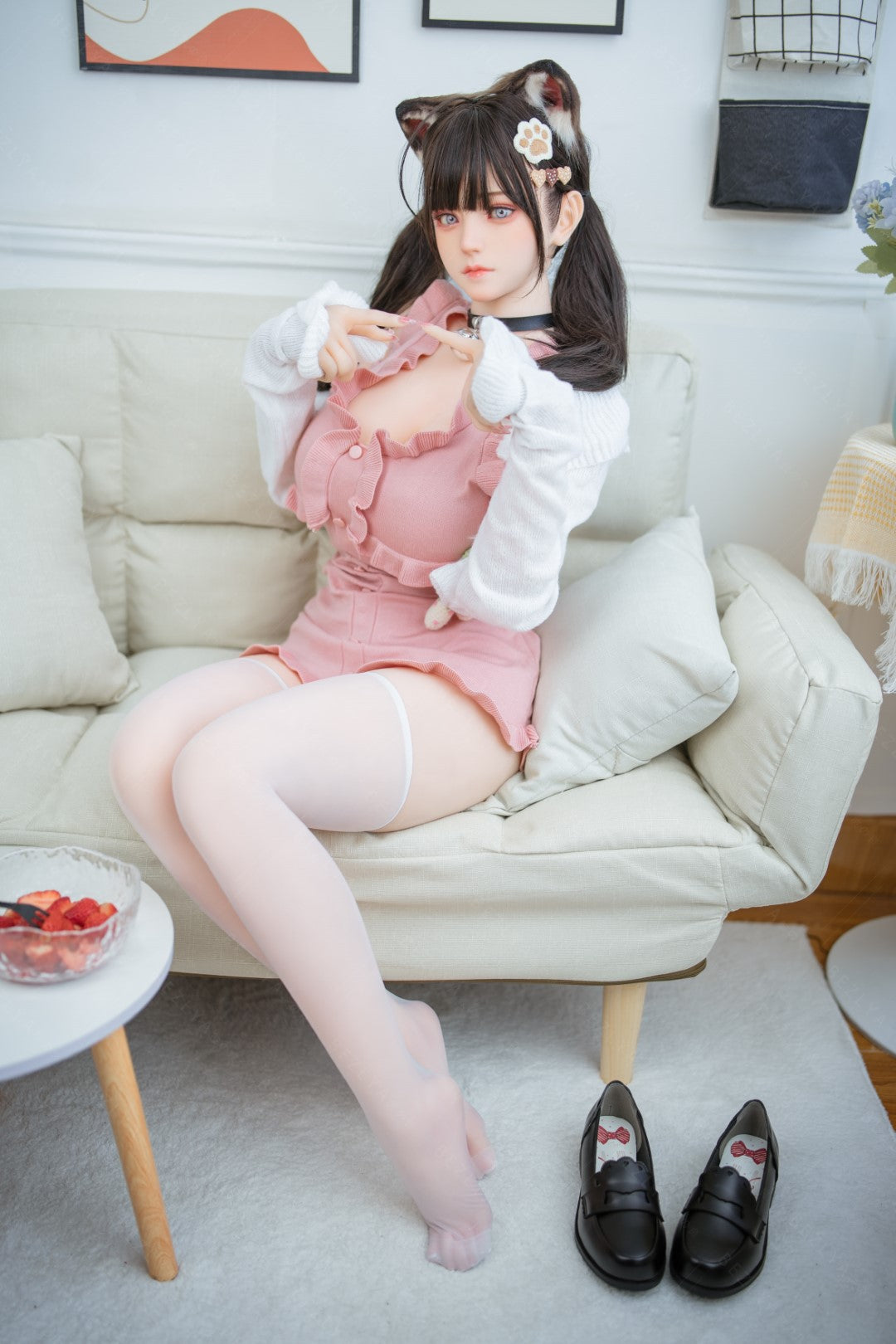 Campanula seksnukk (Bezlya Doll 155 cm F tass 2,0 TPE + silikoon)