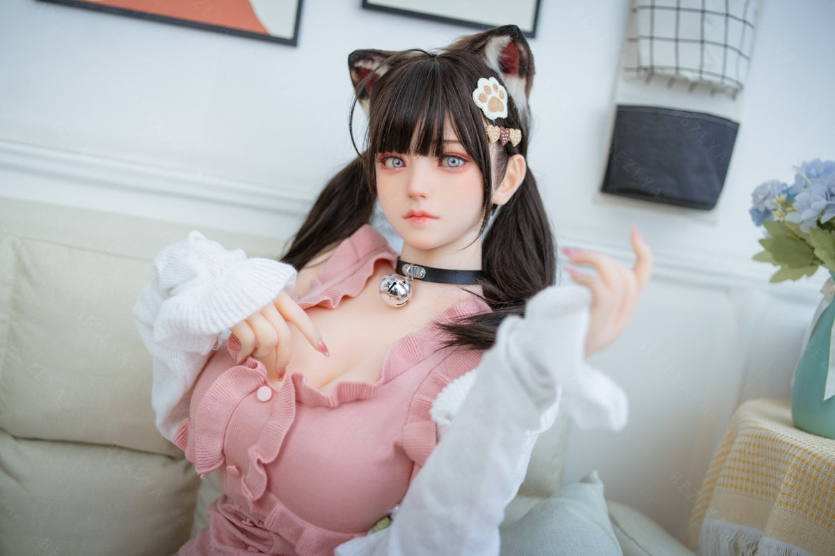 Campanula seksnukk (Bezlya Doll 155 cm F tass 2,0 TPE + silikoon)