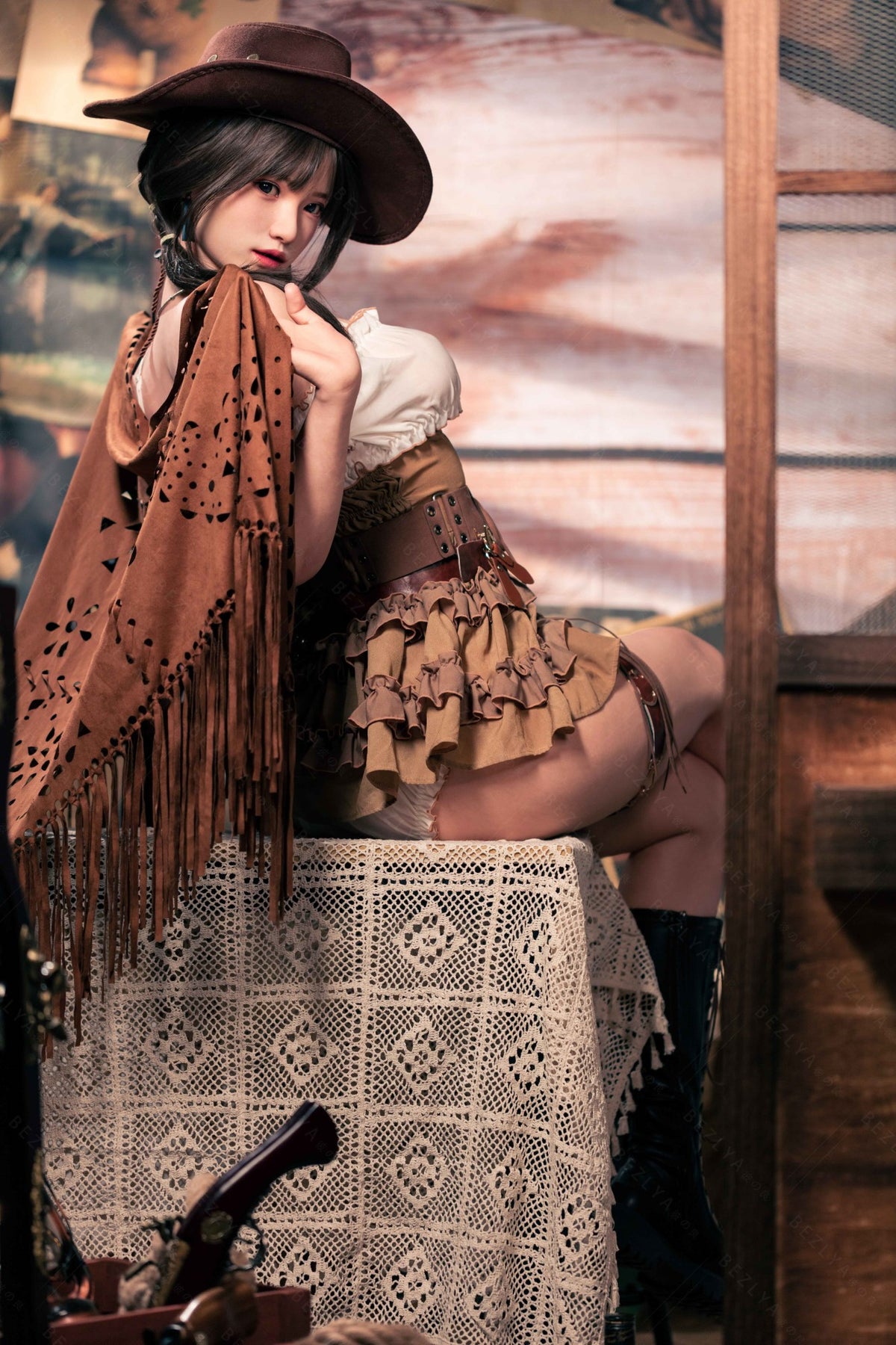 Helianthuse seksnukk (Bezlya Doll 162 cm C-Cup 2,2U silikoon)