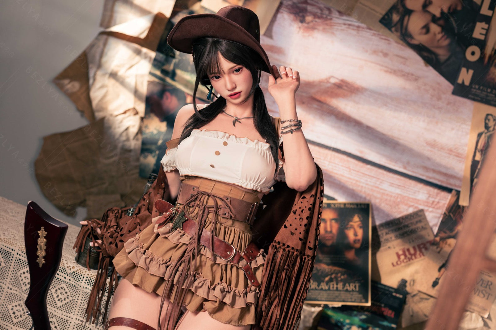 Helianthuse seksnukk (Bezlya Doll 162 cm C-Cup 2,2U silikoon)
