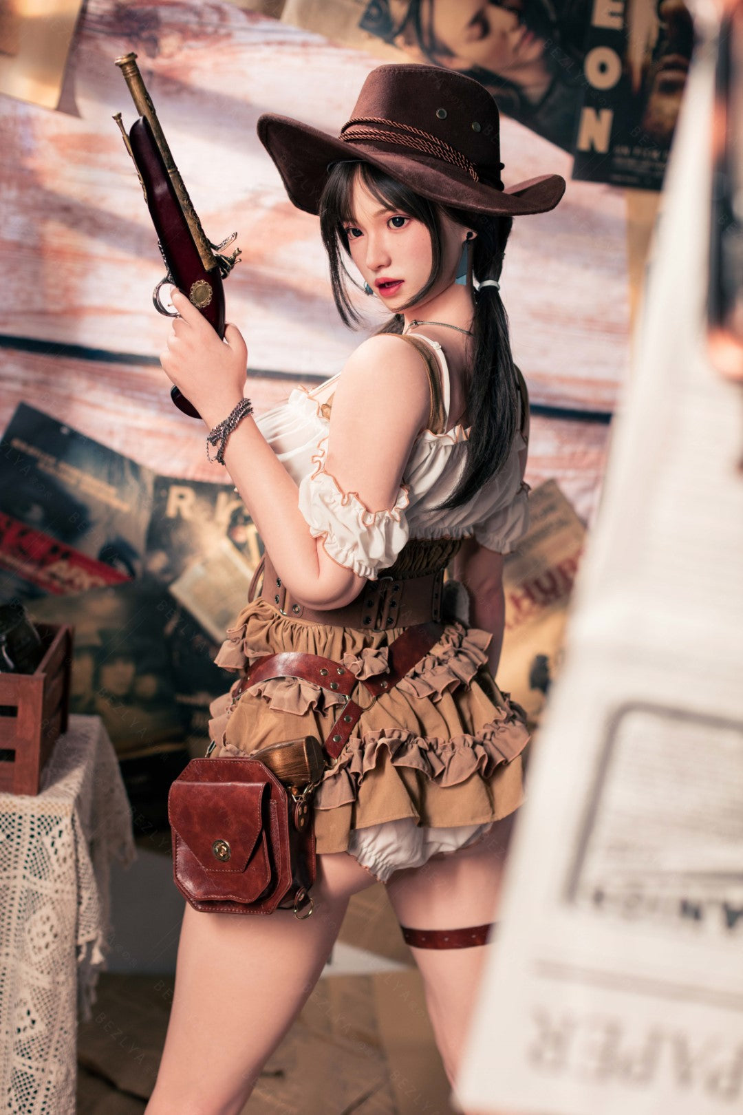 Helianthuse seksnukk (Bezlya Doll 162 cm C-Cup 2,2U silikoon)