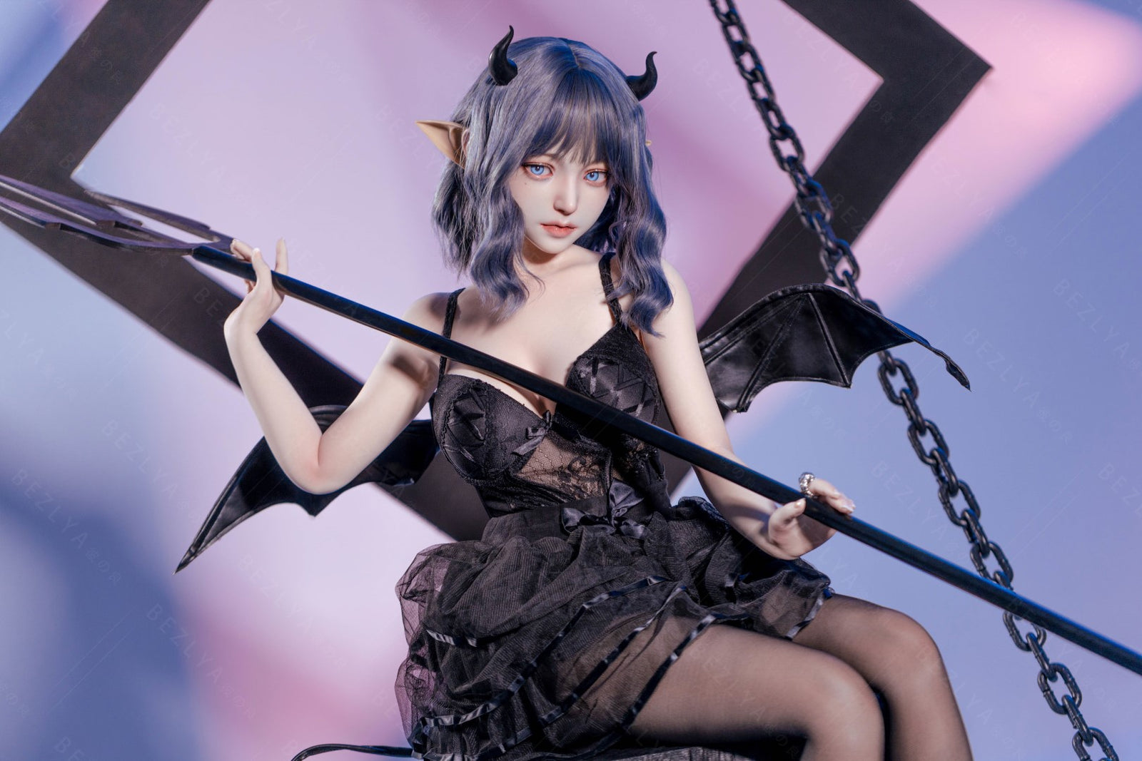 Campanula seksnukk (Bezlya Doll 149 cm D-tass 2,1 silikoon)