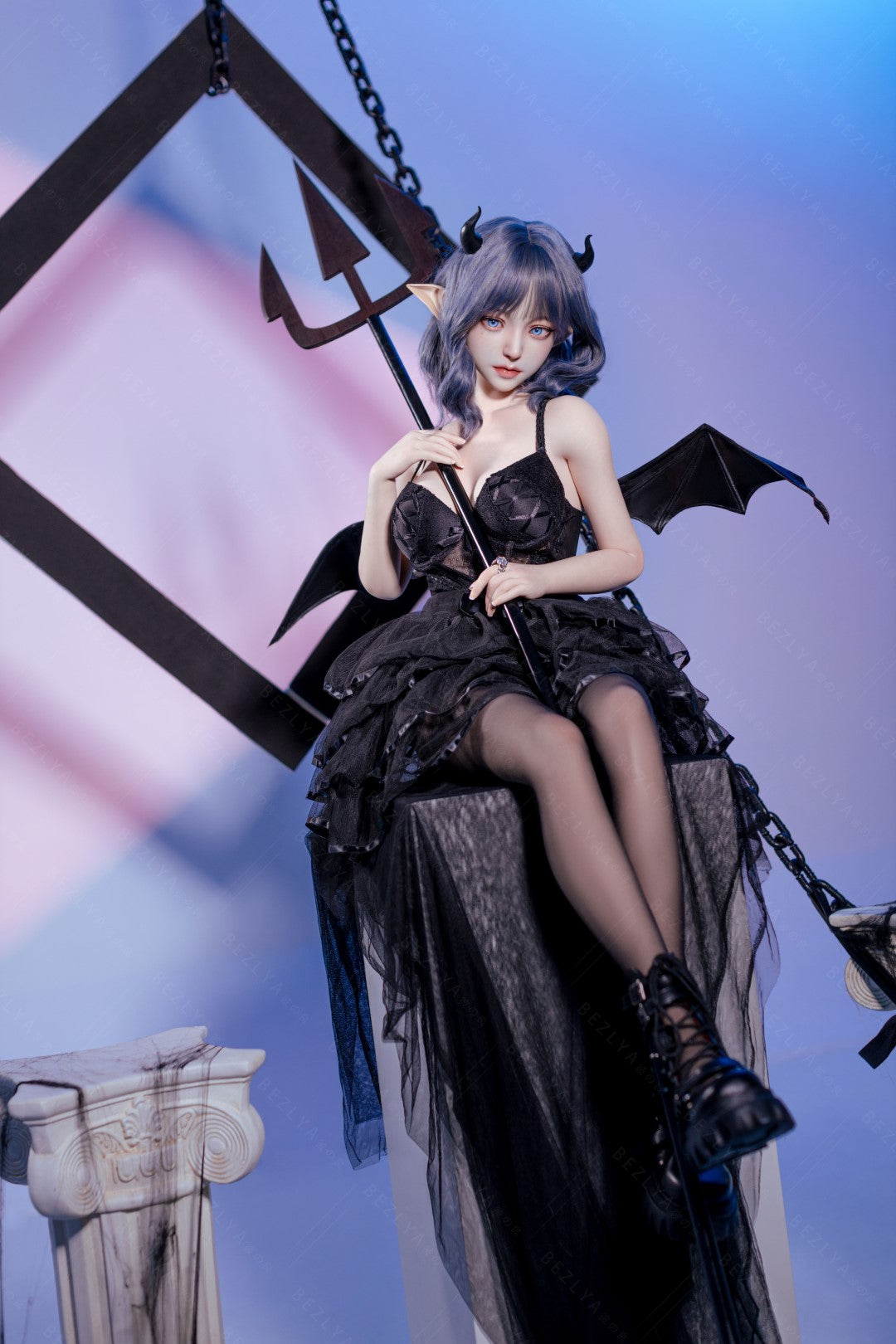 Campanula seksnukk (Bezlya Doll 149 cm D-tass 2,1 silikoon)