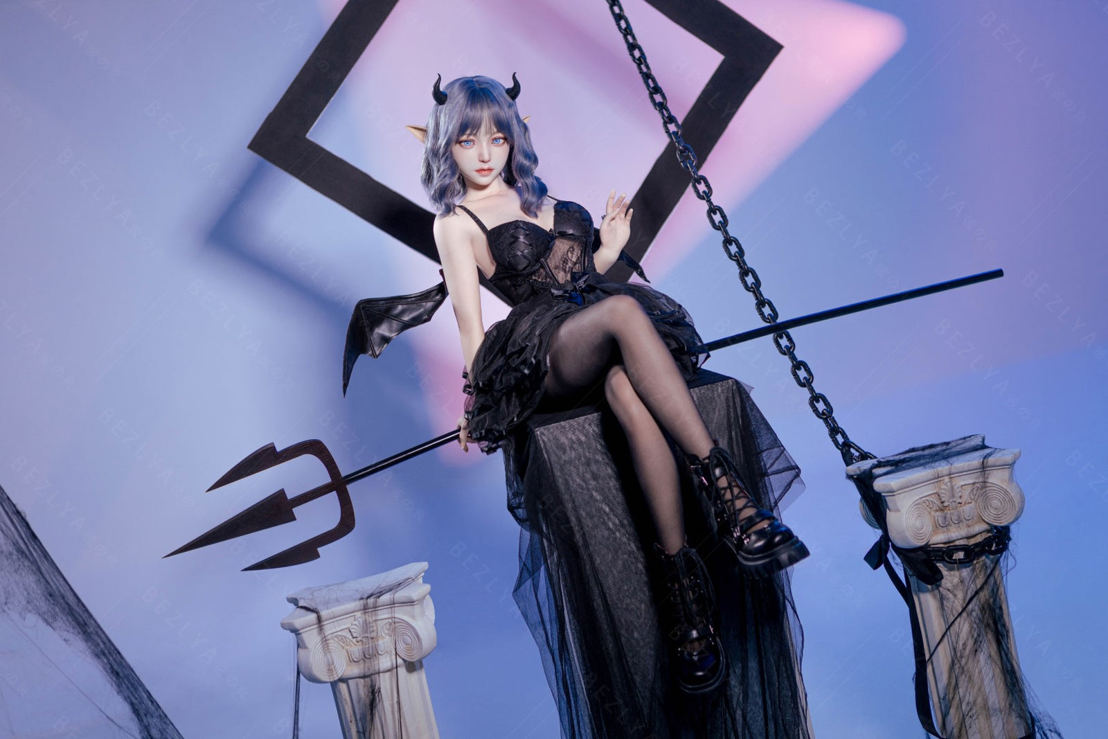 Campanula seksnukk (Bezlya Doll 149 cm D-tass 2,1 silikoon)