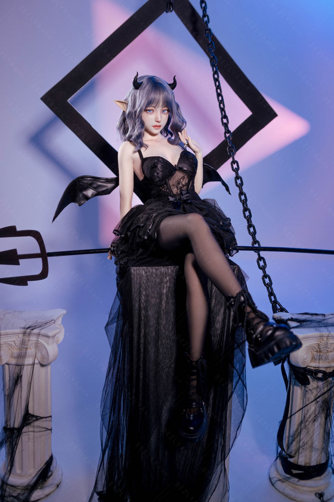 Campanula seksnukk (Bezlya Doll 149 cm D-tass 2,1 silikoon)