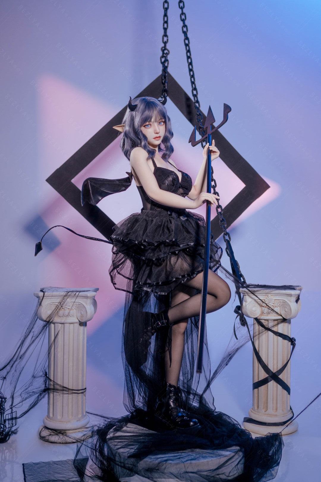 Campanula seksnukk (Bezlya Doll 149 cm D-tass 2,1 silikoon)
