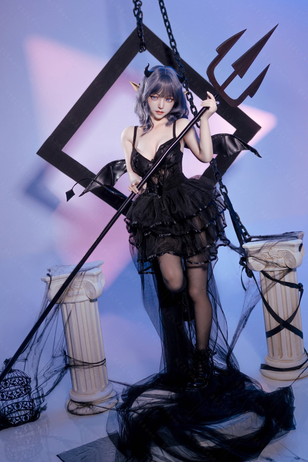 Campanula seksnukk (Bezlya Doll 149 cm D-tass 2,1 silikoon)