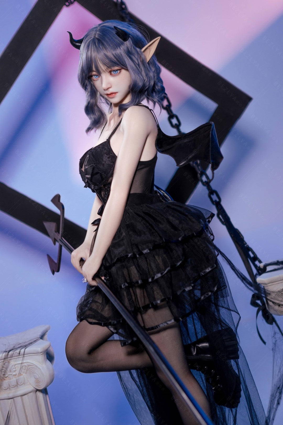Campanula seksnukk (Bezlya Doll 149 cm D-tass 2,1 silikoon)