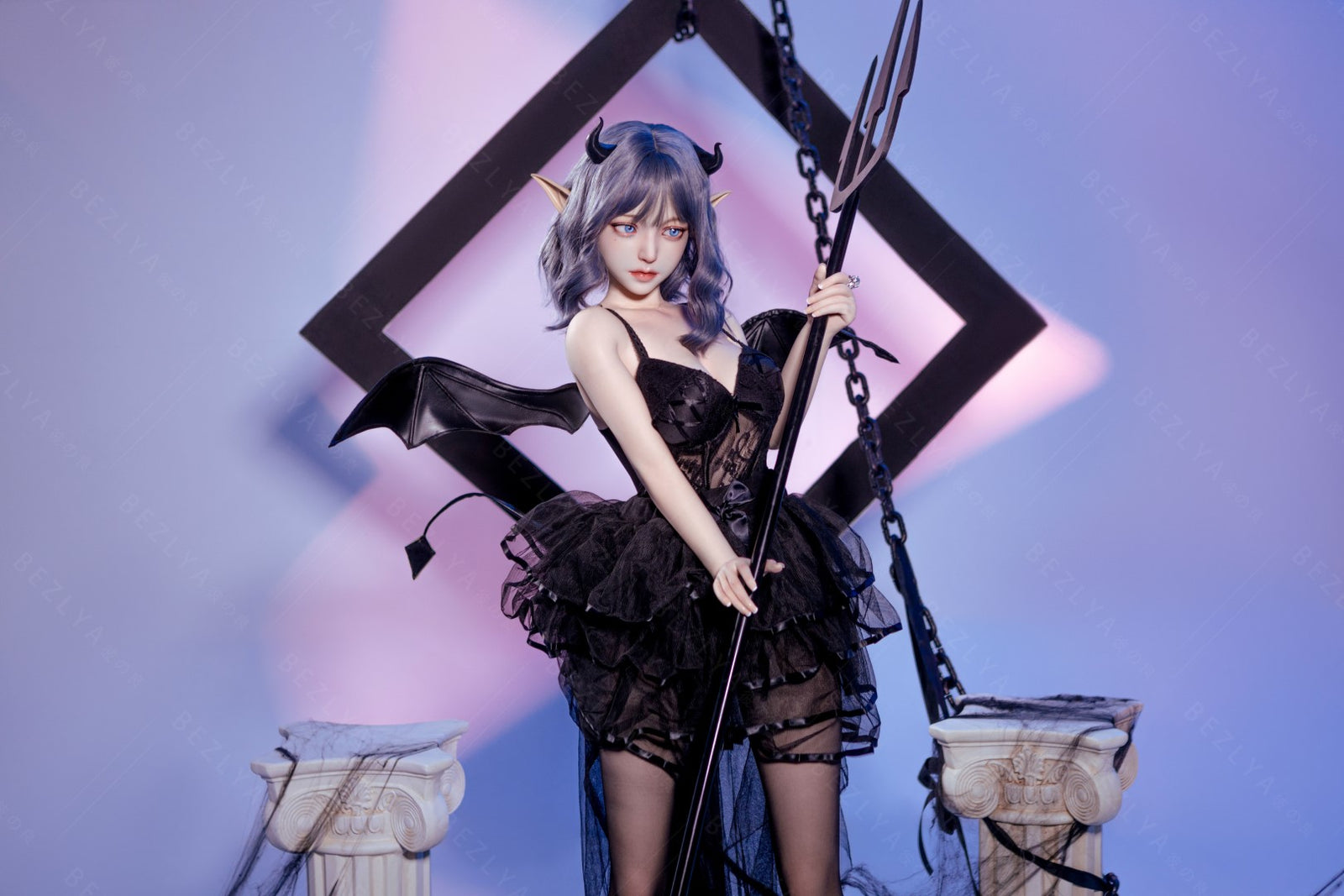 Campanula seksnukk (Bezlya Doll 149 cm D-tass 2,1 silikoon)