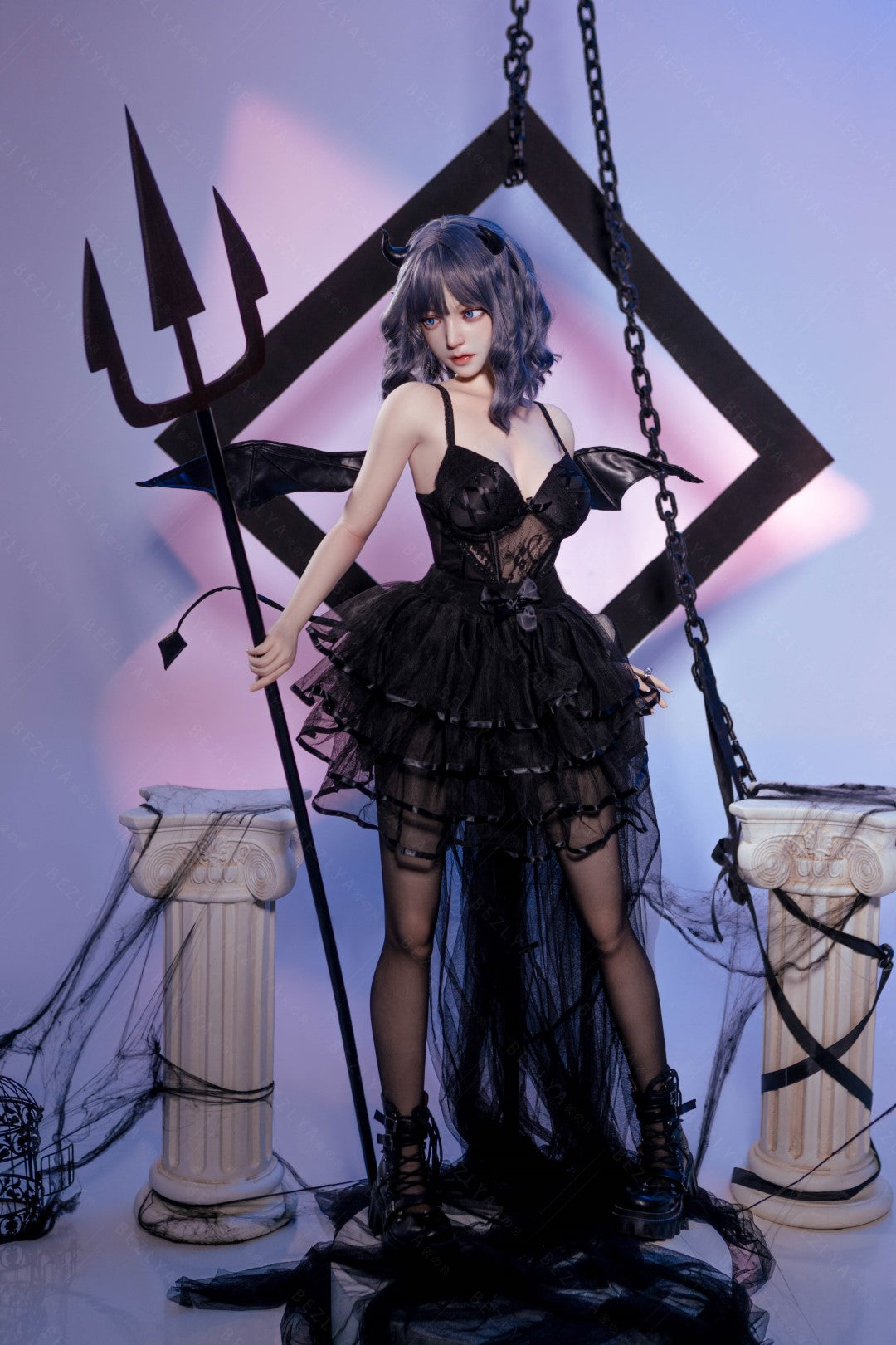 Campanula seksnukk (Bezlya Doll 149 cm D-tass 2,1 silikoon)