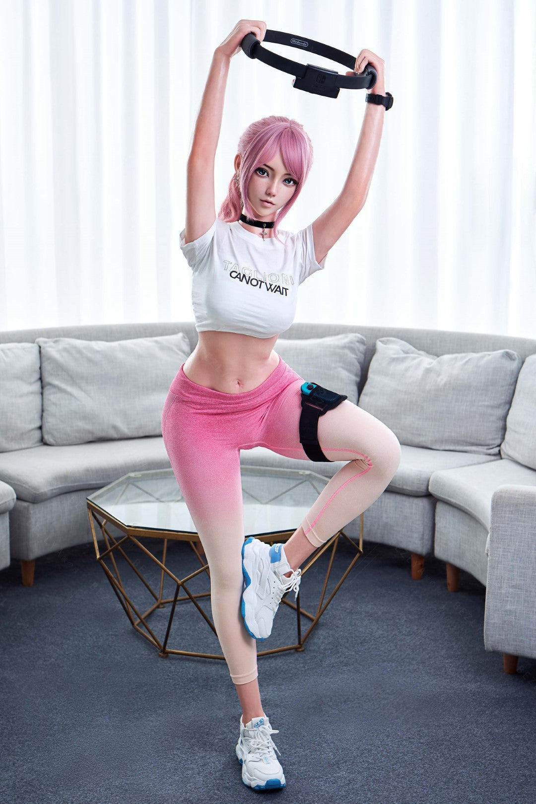 Cyrtenthera seksnukk (Bezlya Doll 156 cm B tass 2,1 silikoon)