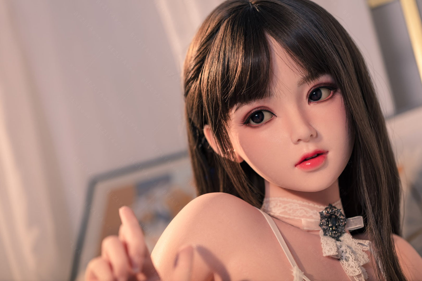 Convallaria seksnukk (Bezlya Doll 155 cm H-tass 2,1 silikoon)
