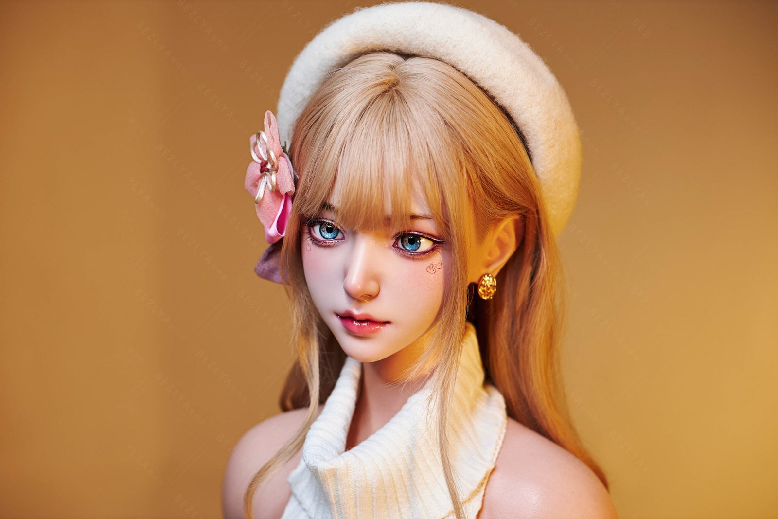 Campanula seksnukk (Bezlya Doll 155 cm H-tass 2,1 silikoon)