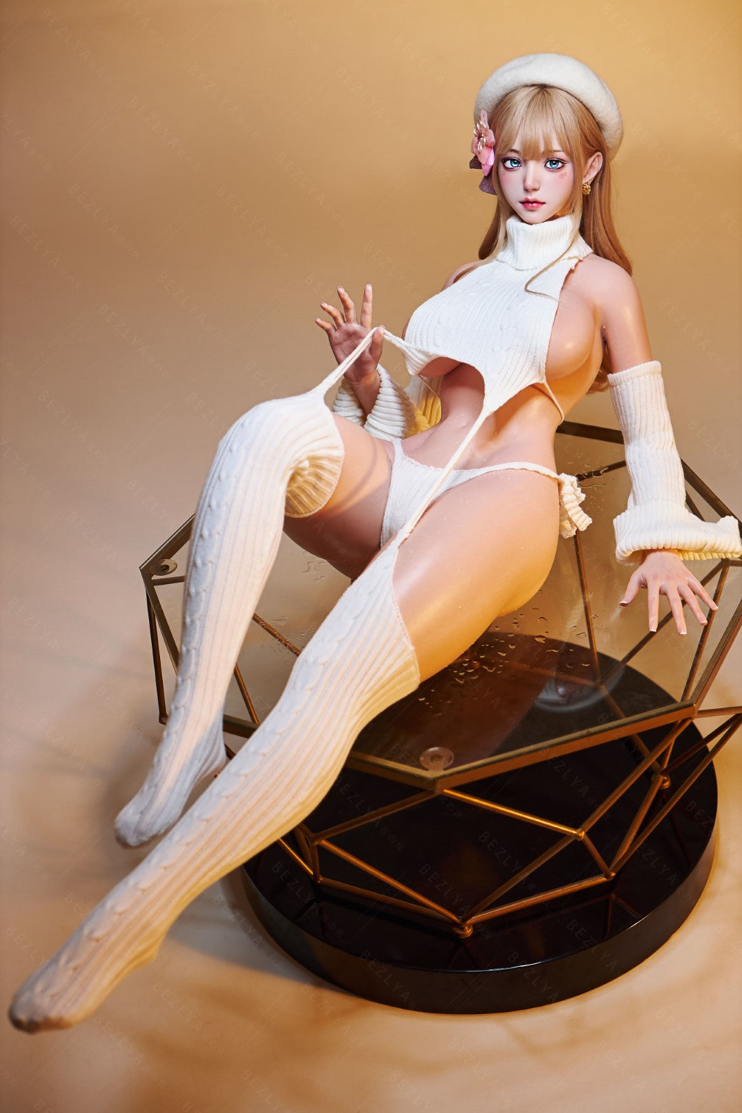 Campanula seksnukk (Bezlya Doll 155 cm H-tass 2,1 silikoon)