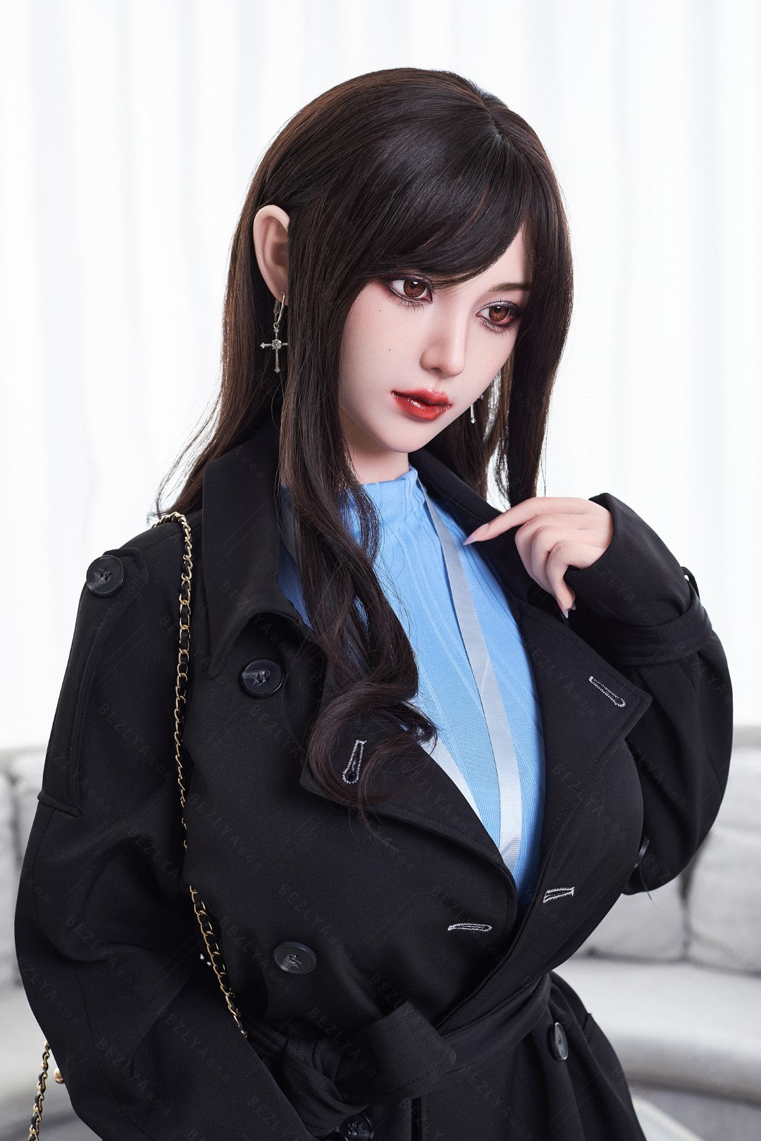 Hibiski seksnukk (Bezlya Doll 161cm G tass 2,2 silikoon)