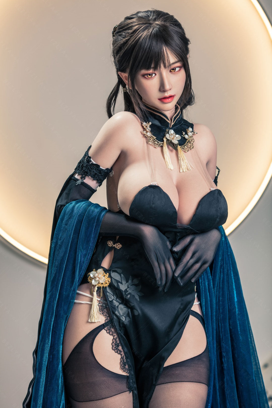 Lagenaria seksnukk (Bezlya Doll 155 cm H-tass 2,1 silikoon)